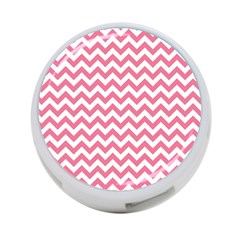 Pink And White Zigzag 4-port Usb Hub (one Side) by Zandiepants