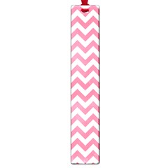 Pink And White Zigzag Large Book Marks by Zandiepants