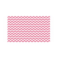 Pink And White Zigzag Satin Wrap by Zandiepants