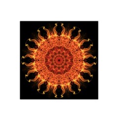 Flaming Sun Satin Bandana Scarf by Zandiepants