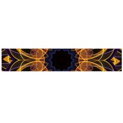 Yellow Purple Lotus Mandala Flano Scarf (large) by Zandiepants