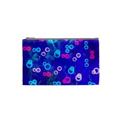 Bubbles On An Abstract Background Cosmetic Bag (small) 