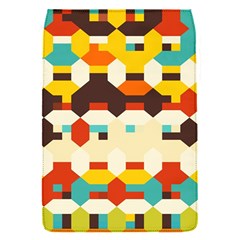 Shapes In Retro Colors 			removable Flap Cover (s) by LalyLauraFLM