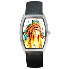 Indian 29 Barrel Style Metal Watch by indianwarrior