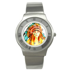 Indian 29 Stainless Steel Watch by indianwarrior