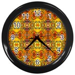 Roof555 Wall Clocks (Black) Front