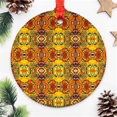 Roof555 Round Ornament (two Sides)  by MRTACPANS