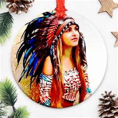 Indian 22 Ornament (round)  by indianwarrior