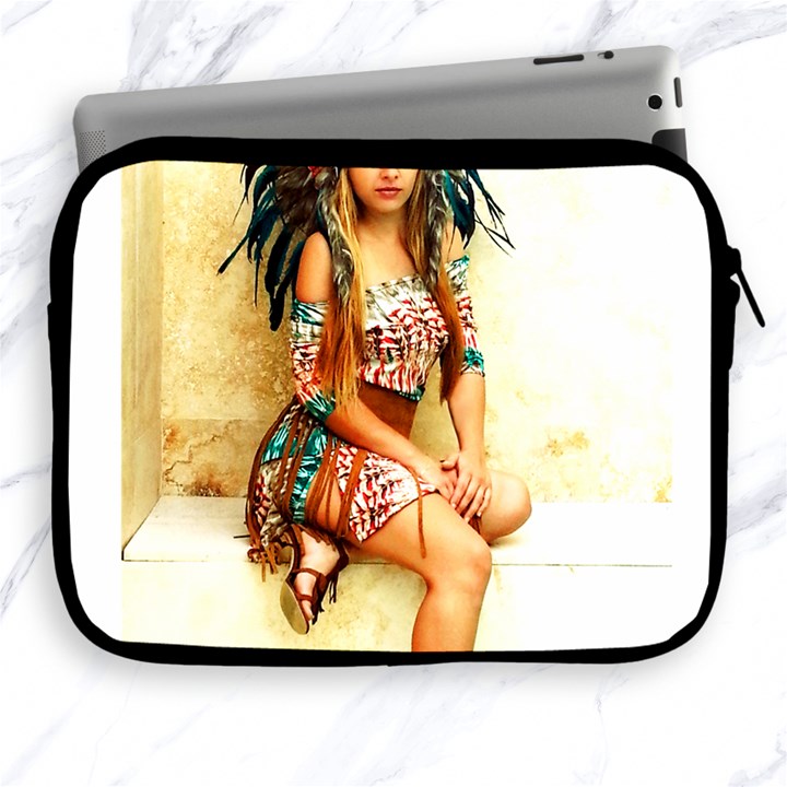 Indian 15 Apple iPad 2/3/4 Zipper Cases