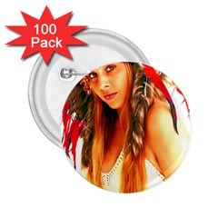 Indian 25 2 25  Buttons (100 Pack)  by indianwarrior