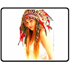 Indian 25 Double Sided Fleece Blanket (medium)  by indianwarrior