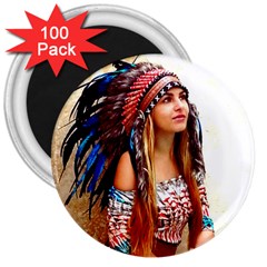 Indian 21 3  Magnets (100 Pack) by indianwarrior