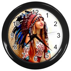 Indian 21 Wall Clocks (black) by indianwarrior