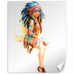 Indian 18 Canvas 16  X 20   by indianwarrior