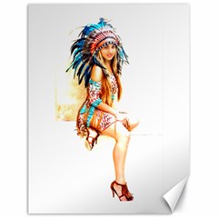 Indian 18 Canvas 18  X 24   by indianwarrior