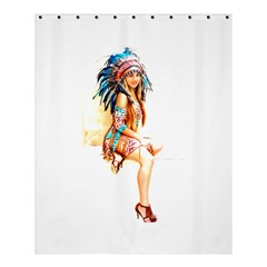 Indian 18 Shower Curtain 60  X 72  (medium)  by indianwarrior