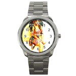 Indian 16 Sport Metal Watch Front