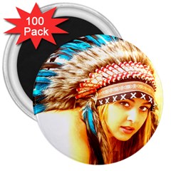 Indian 12 3  Magnets (100 Pack) by indianwarrior