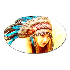 Indian 12 Oval Magnet by indianwarrior