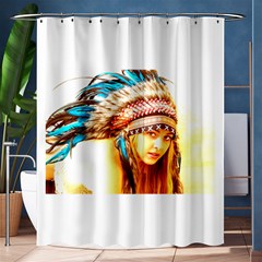 Indian 12 Shower Curtain 60  X 72  (medium)  by indianwarrior