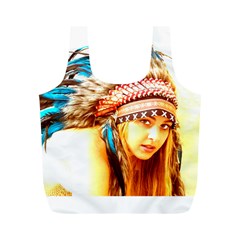 Indian 12 Full Print Recycle Bags (m)  by indianwarrior