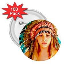 Indian 28 2 25  Buttons (100 Pack)  by indianwarrior