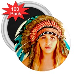 Indian 28 3  Magnets (100 Pack) by indianwarrior