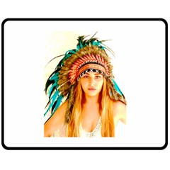 Indian 28 Double Sided Fleece Blanket (medium)  by indianwarrior