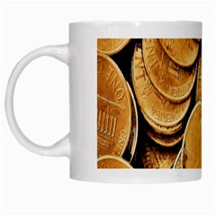 Plenty Of Pennies White Mugs by sirhowardlee