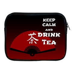 Keep Calm And Drink Tea - Dark Asia Edition Apple Ipad 2/3/4 Zipper Cases