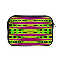 Bright Green Pink Geometric Apple Ipad Mini Zipper Cases