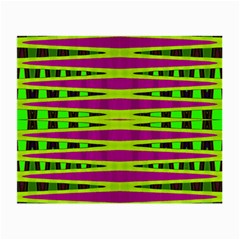 Bright Green Pink Geometric Small Glasses Cloth by BrightVibesDesign