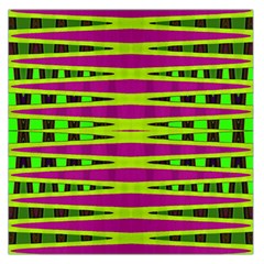 Bright Green Pink Geometric Large Satin Scarf (square) by BrightVibesDesign