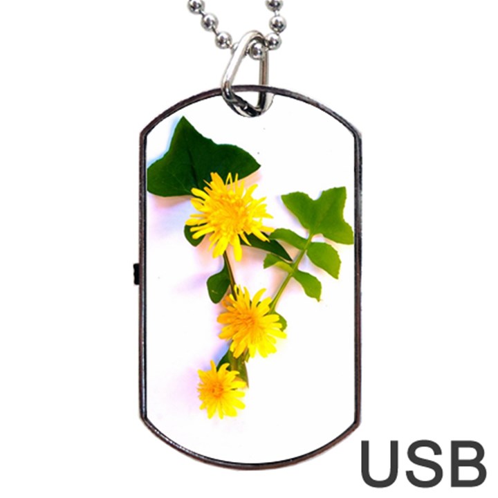 Margaritas Bighop Design Dog Tag USB Flash (One Side)