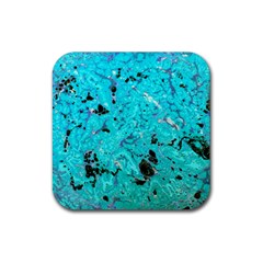 Aquamarine Collection Rubber Coaster (square)  by bighop