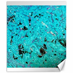 Aquamarine Collection Canvas 8  X 10 