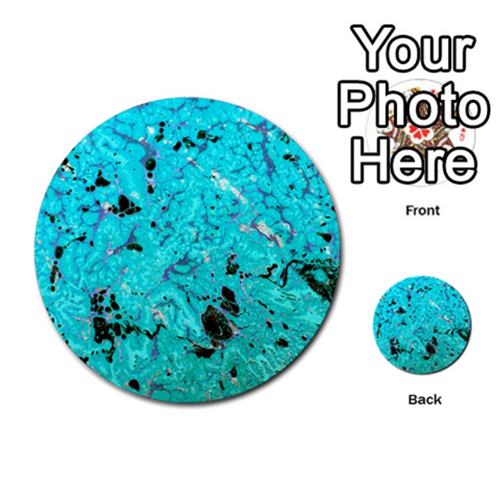 Aquamarine Collection Multi-purpose Cards (Round) 