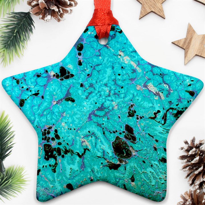 Aquamarine Collection Ornament (Star) 