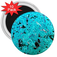 Aquamarine Collection 3  Magnets (10 Pack)  by bighop