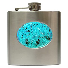 Aquamarine Collection Hip Flask (6 Oz) by bighop