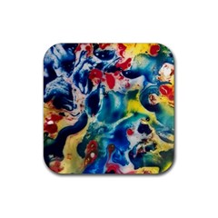 Colors Of The World Bighop Collection By Jandi Rubber Coaster (square)  by bighop