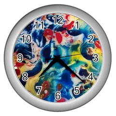 Colors Of The World Bighop Collection By Jandi Wall Clocks (silver)  by bighop