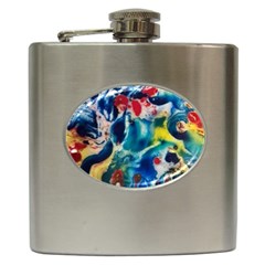 Colors Of The World Bighop Collection By Jandi Hip Flask (6 Oz) by bighop