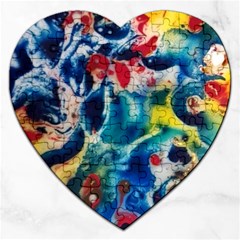 Colors Of The World Bighop Collection By Jandi Jigsaw Puzzle (heart) by bighop