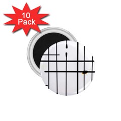 White Limits By Jandi 1 75  Magnets (10 Pack) 