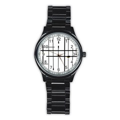 White Limits By Jandi Stainless Steel Round Watch by bighop