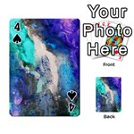 Violet Art Playing Cards 54 Designs Front - Spade4