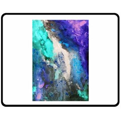 Violet Art Fleece Blanket (medium) by 20JA