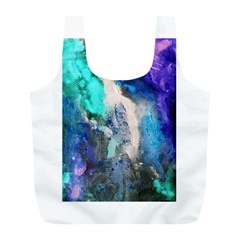 Violet Art Full Print Recycle Bag (l) by 20JA