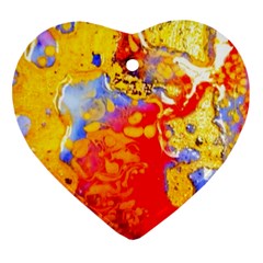 Gold And Red Ornament (heart)  by 20JA